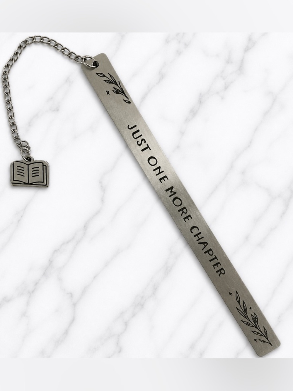Just One More Chapter Bookmark ✨ Metal Bookmark | Book Lover Gift |Booktok